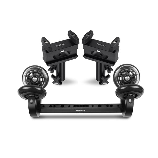 Proaim Polaris - Monorail Camera Slider Dolly with 2 x Pipe Clamps | Overhead Gimbal Rig