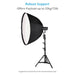 Proaim 6.8’ Low Ninja Double Riser Combo Stand for Light Fixtures & Photography Equipment