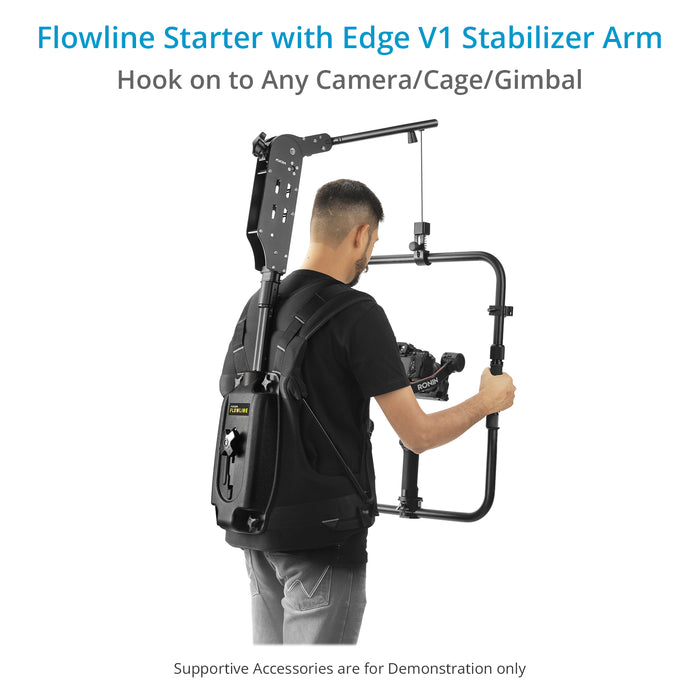 Flycam Flowline Starter with Edge V1 Stabilization Arm for Cameras & Gimbals