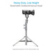 Proaim 6.7ft Low Ninja Power Stand for Lighting Fixtures & Grip Equipment