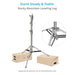 Proaim 6.7ft Low Ninja Power Stand for Lighting Fixtures & Grip Equipment