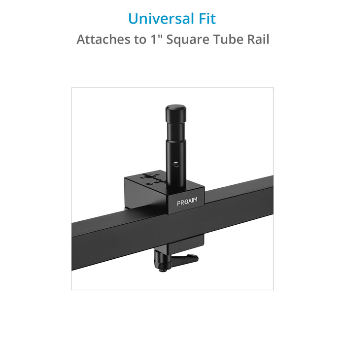 Proaim Tube Rail Clamp with 5/8 Baby Pin for Multi-Monitor System P-MLMT-M2