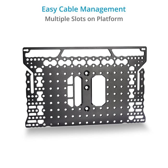 Proaim Universal Plus Laptop Workstation Platform w Cable Management & Arca Mount