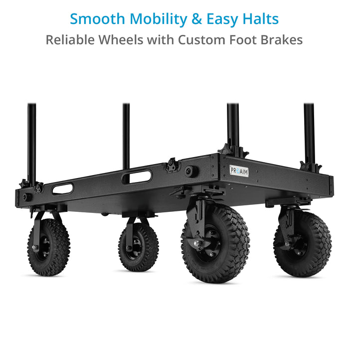 Proaim Victor Lite V2 Video Production Camera Cart. Payload 200kg/440lb.