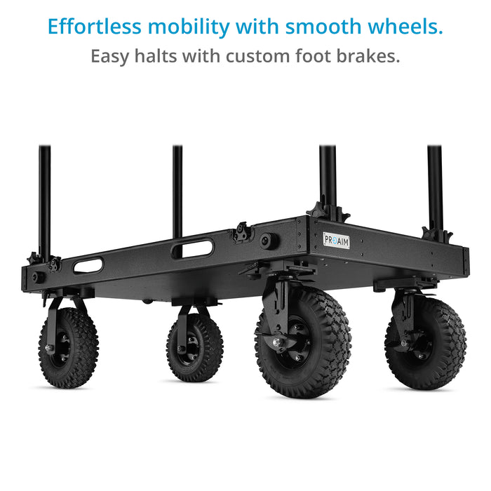 Proaim Victor Lite V2 Video Production Camera Cart. Payload 200kg/440lb.