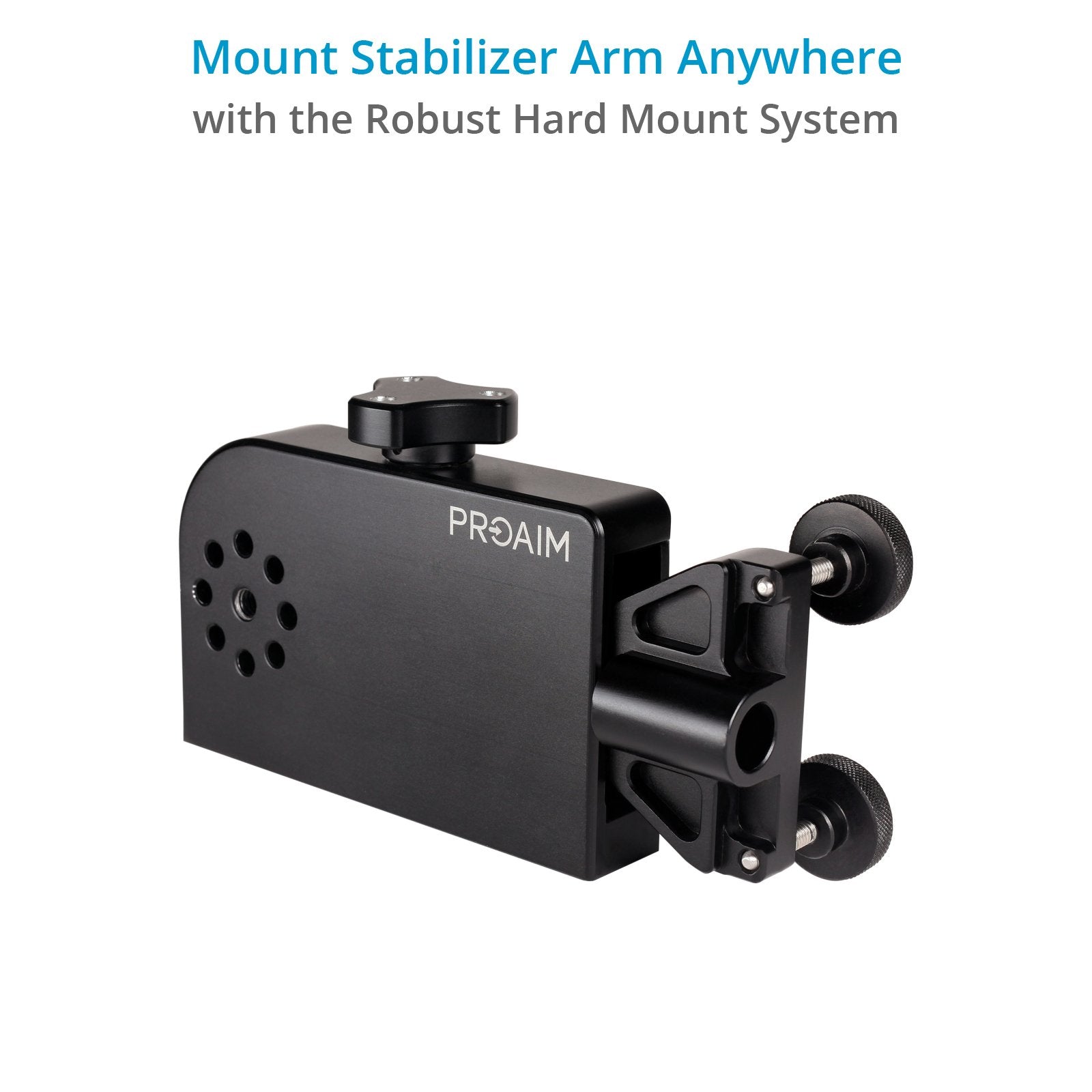 Proaim Hard Mount Kit for Camera Stabilizer Arm | For Speed Rail & Mitchell  Gear