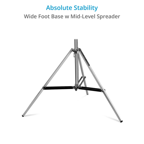 Proaim Low Ninja Baby 5/8” Double Riser Stand for Lights & Studio Phot —